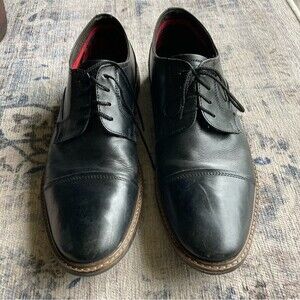 Ben Sherman Men’s Luke Oxford shoes black leather size 12.  Good used condition!